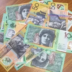 Buy grade one Australian Dollar bills online