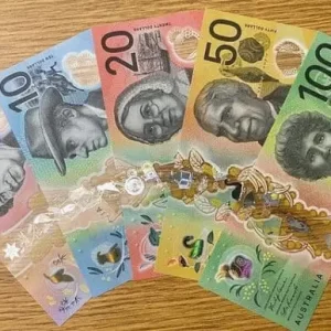 Buy grade one Australian Dollar bills online